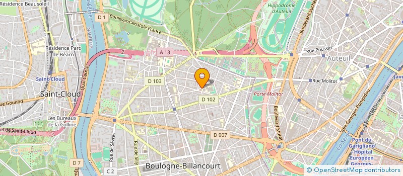 localisation de l'entreprise MEDIAS COLLECTIVITES à BOULOGNE-BILLANCOURT