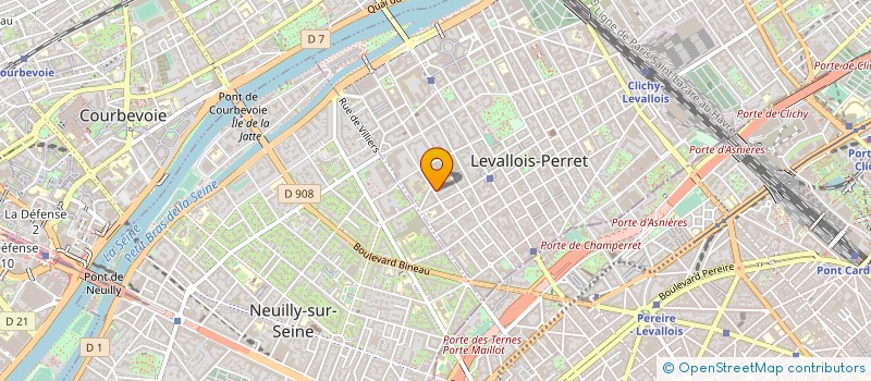 localisation de l'entreprise MEDIAS COM FRANCE à LEVALLOIS-PERRET