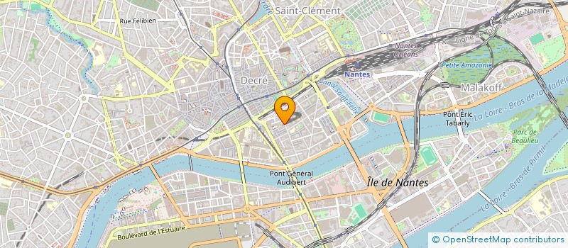 localisation de l'entreprise MEDIAS COTE OUEST à NANTES