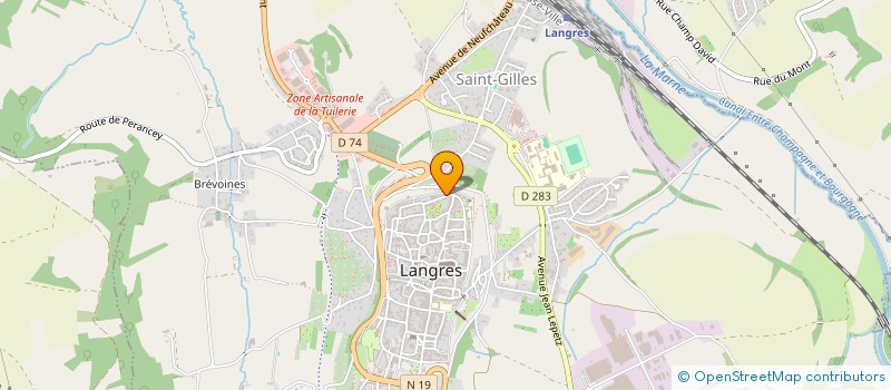 localisation de l'entreprise MEDIAS CREATION RECHERCHE à LANGRES