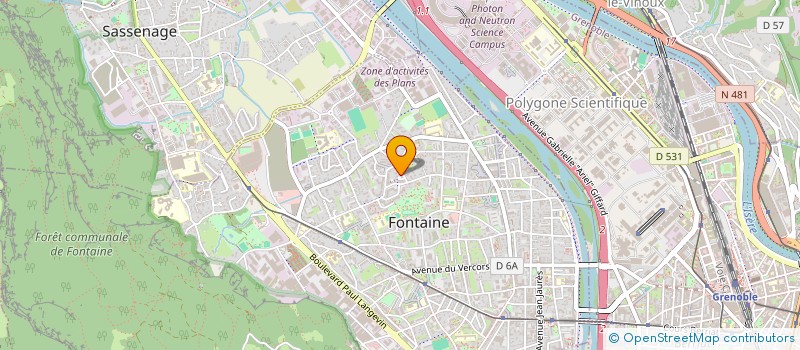 localisation de l'entreprise MEDIAS ET MULTIPLES PROJETS  FONTAINE