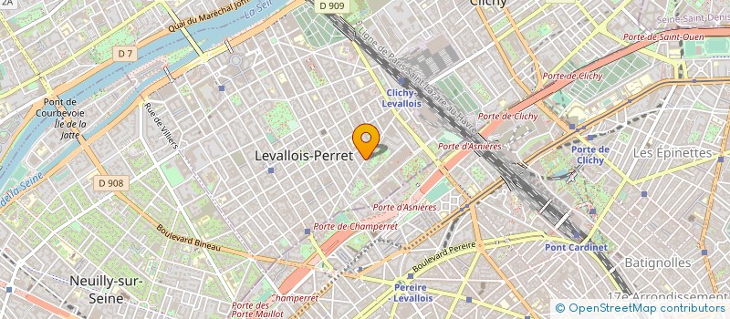 localisation de l'entreprise MEDIAS FRANCE à LEVALLOIS-PERRET