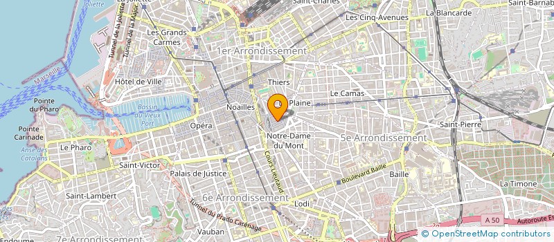 localisation de l'entreprise MEDIAS INTERCULTURELS & ARTISTIQUES  MARSEILLE