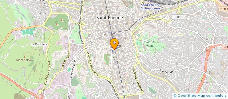 localisation de l'entreprise MEDIAS MICROS à SAINT-ETIENNE