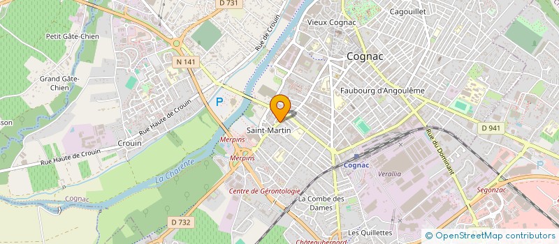 localisation de l'entreprise MEDIAS SYSTEMES à COGNAC