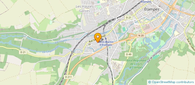 localisation de l'entreprise MEDIASFACILES  ETAMPES