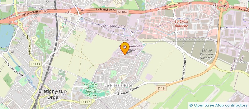localisation de l'entreprise MEDIASONIC à LE PLESSIS-PATE
