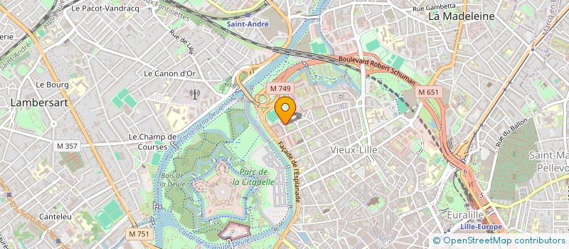 localisation de l'entreprise MEDIASPHERE à LILLE
