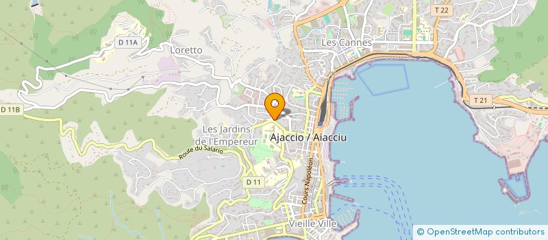 localisation de l'entreprise MEDIASSISTANCE à AJACCIO