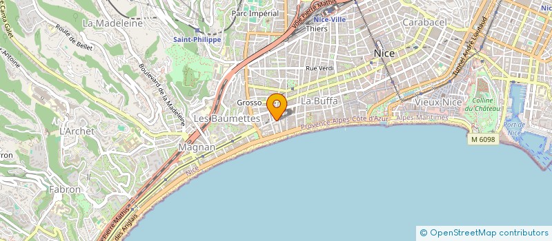 localisation de l'entreprise MEDIAT à NICE