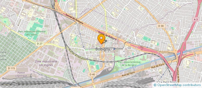 localisation de l'entreprise MEDIAT INTEGRAT OUVERT TRADUCT OEUVR ENS à BOBIGNY