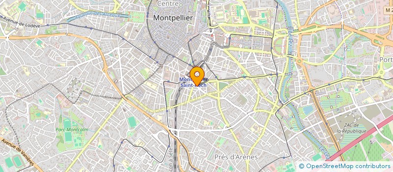 localisation de l'entreprise MEDIATECHNIQUE à MONTPELLIER
