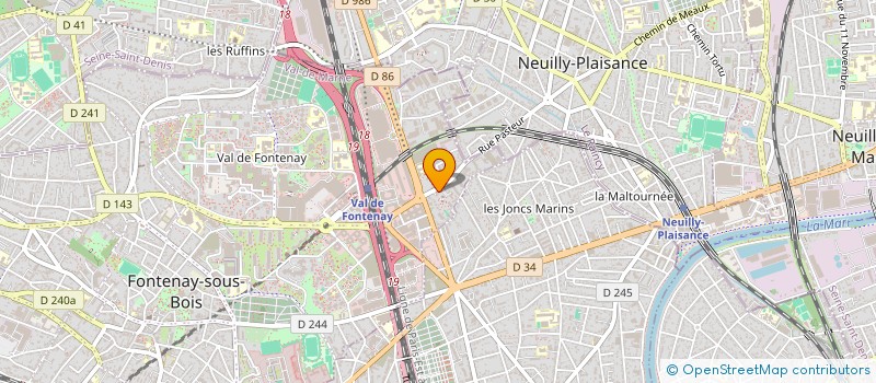 localisation de l'entreprise MEDIATEL à FONTENAY-SOUS-BOIS