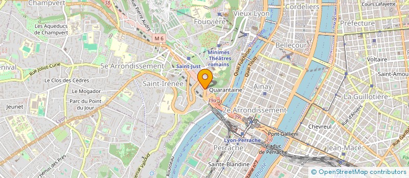 localisation de l'entreprise MEDIATEUR DE BIEN ETRE  LYON 5EME