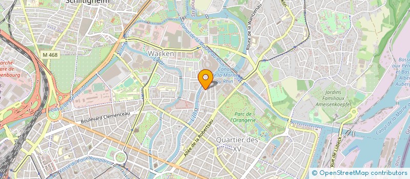 localisation de l'entreprise MEDIATEUR EUROPEEN à STRASBOURG