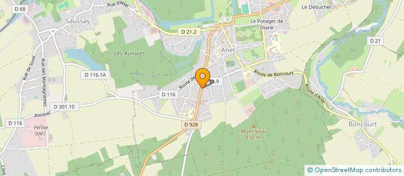 localisation de l'entreprise MEDIATHAN à ANET