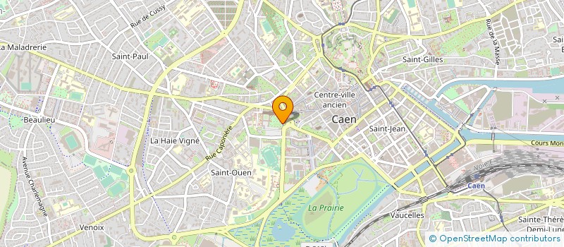 localisation de l'entreprise MEDIATHEQUE REGIONALE BASSE NORMANDIE à CAEN