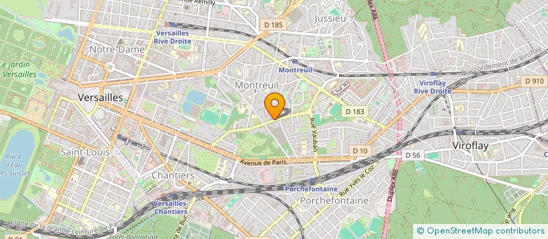 localisation de l'entreprise MEDIATIF à VERSAILLES