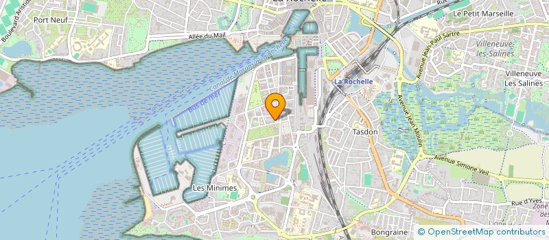 localisation de l'entreprise MEDIATIM à LA ROCHELLE