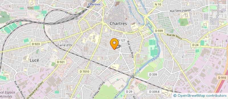 localisation de l'entreprise MEDIATION ARTISTIQUE POUR ACCOMPAGNEMENT THERAPEUTIQUE ET EDUCATIF à CHARTRES