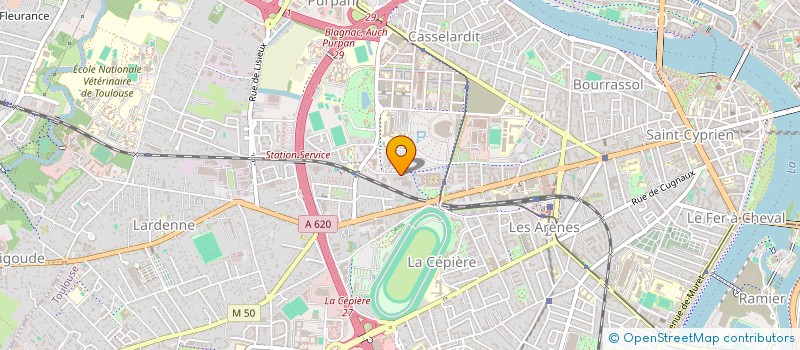 localisation de l'entreprise MEDIATION, ARTS & ENVIRONNEMENTS à TOULOUSE