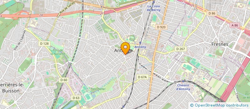 localisation de l'entreprise MEDIATION COUTURE à ANTONY