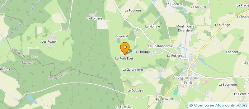 localisation de l'entreprise MEDIATION ET ENVIRONNEMENT à SAVIGNE-SOUS-LE-LUDE
