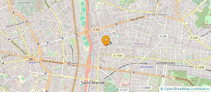 localisation de l'entreprise MEDIATION TELECOM à MONTREUIL