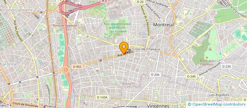 localisation de l'entreprise MEDIATION TRANQUILITE ET SECURITE à MONTREUIL