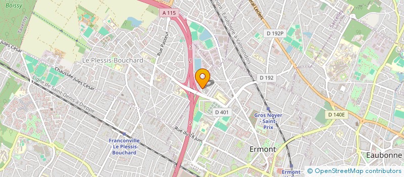 localisation de l'entreprise MEDIATION URBAINE à ERMONT