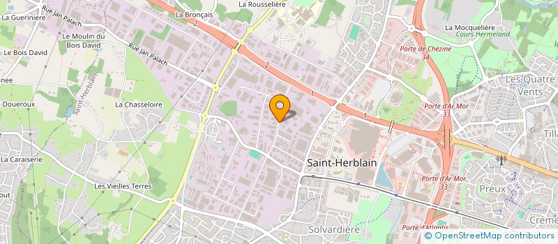 localisation de l'entreprise MEDIATIS EDITION à SAINT-HERBLAIN