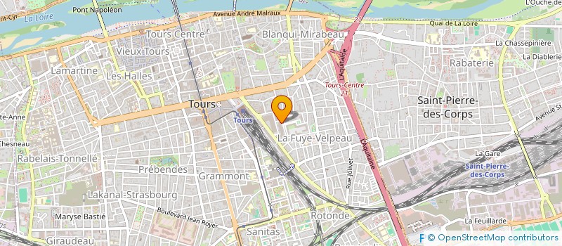 localisation de l'entreprise MEDIATOP à TOURS