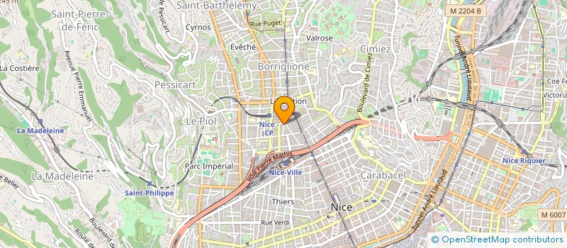 localisation de l'entreprise MEDIATOR'KONCEPT à NICE