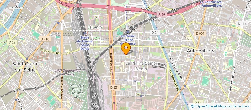 localisation de l'entreprise MEDIATRIBU GROUPE à SAINT-DENIS