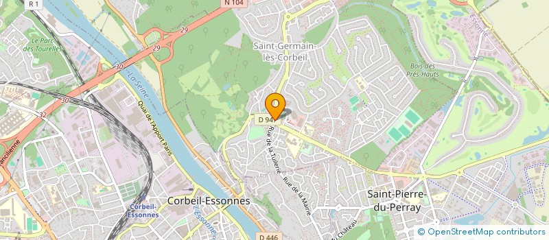 localisation de l'entreprise MEDIAUDIO à SAINT-GERMAIN-LES-CORBEIL