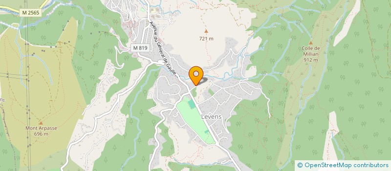 localisation de l'entreprise MEDIAVAL  LEVENS