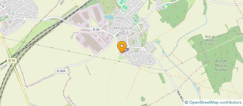 localisation de l'entreprise MEDIAVUE à MOUSSY-LE-NEUF