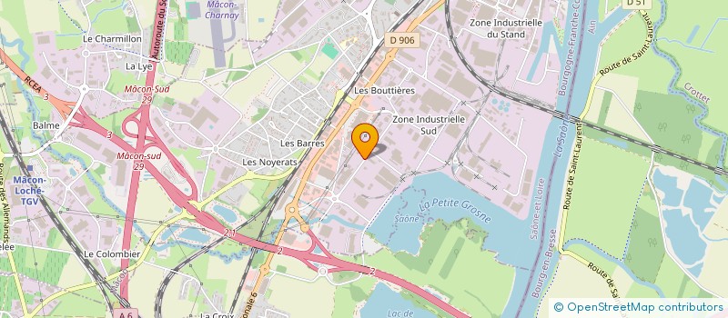 localisation de l'entreprise MEDIAX à VARENNES-LES-MACON