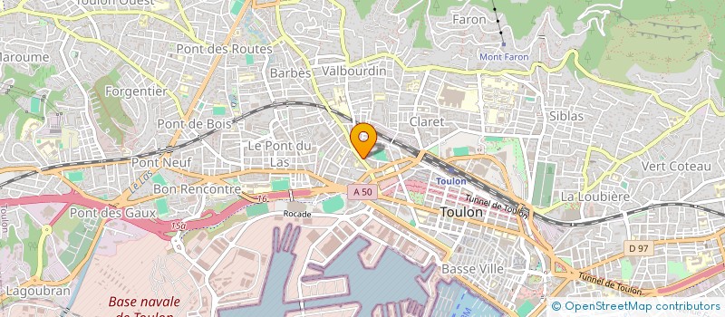 localisation de l'entreprise MEDIAZUR à TOULON