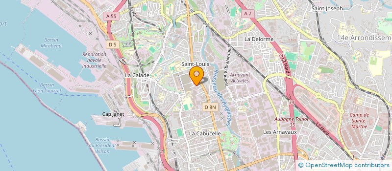 localisation de l'entreprise MEDIBAT à MARSEILLE