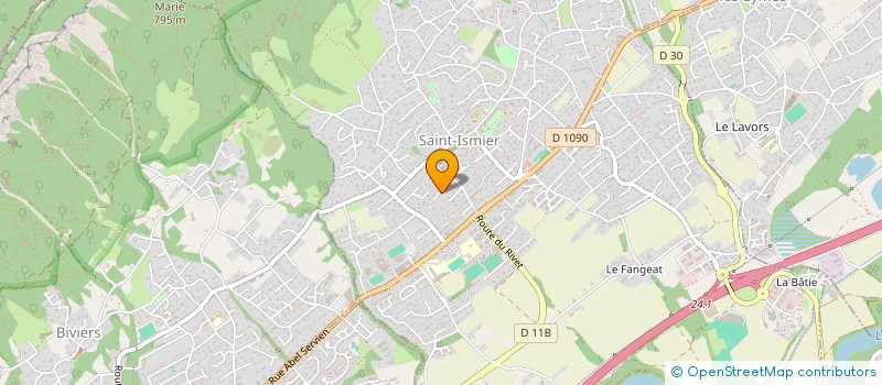 localisation de l'entreprise MEDIBEL à SAINT-ISMIER