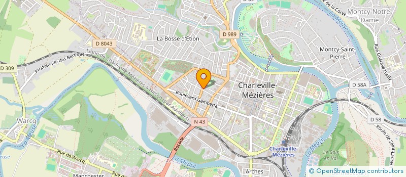 localisation de l'entreprise MEDIBOURBON à CHARLEVILLE-MEZIERES