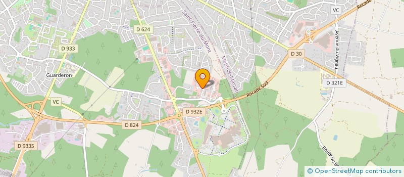 localisation de l'entreprise MEDIC ADOUR MARSAN à SAINT-PIERRE-DU-MONT