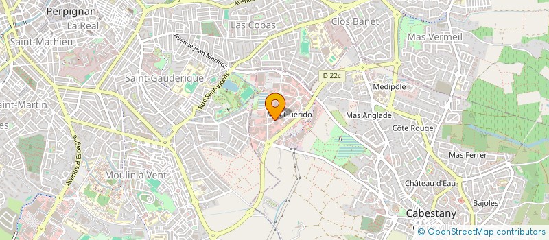 localisation de l'entreprise MEDIC AGE  CABESTANY