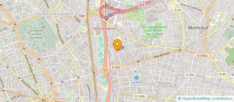 localisation de l'entreprise MEDIC' AIR INTERNATIONAL à BAGNOLET