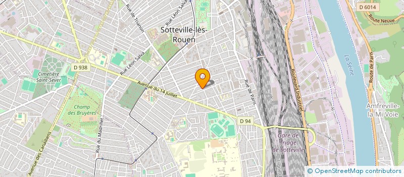 localisation de l'entreprise MEDIC'ALLIANCE  SOTTEVILLE-LES-ROUEN