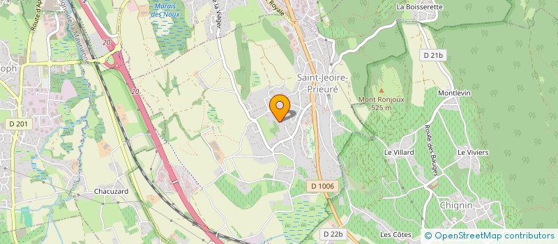 localisation de l'entreprise MEDIC'ALPES  SAINT-JEOIRE-PRIEURE