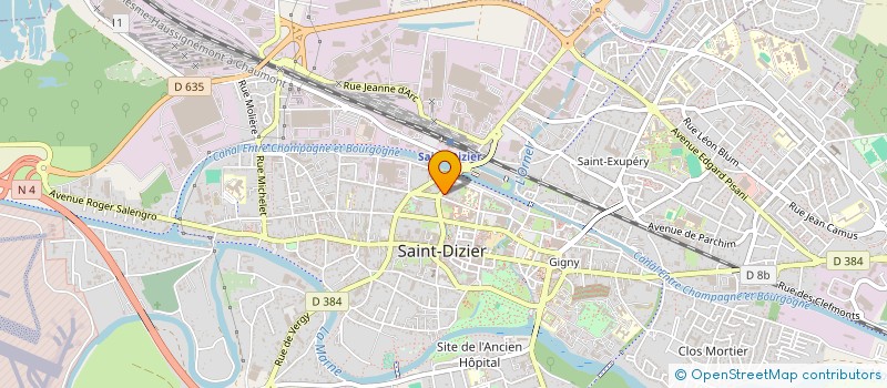 localisation de l'entreprise MEDIC-AMAT à SAINT-DIZIER