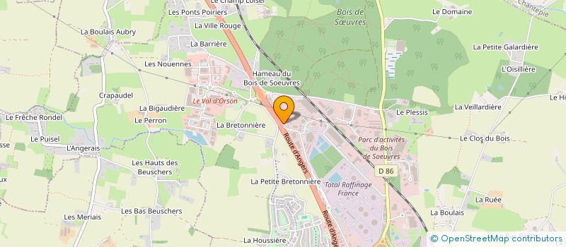 localisation de l'entreprise MEDIC'AMBULANCES  VERN-SUR-SEICHE