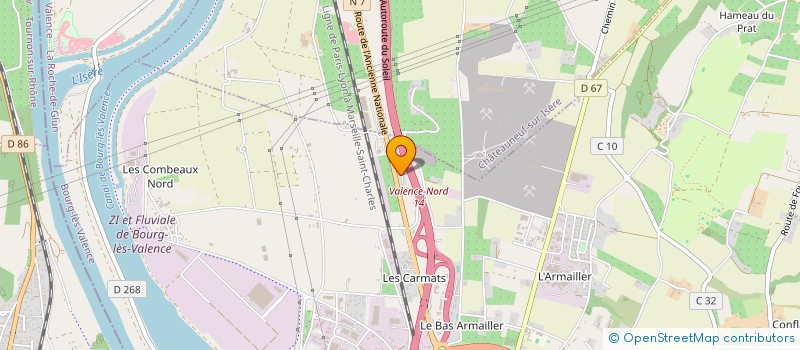 localisation de l'entreprise MEDIC'AUREA  BOURG-LES-VALENCE